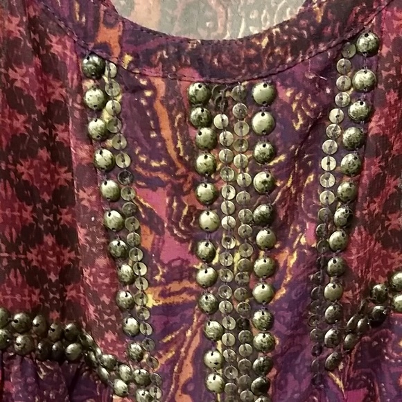 Anthropologie Ecoté Embellished top - Picture 3 of 8